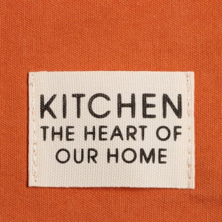 Ethel towel Kitchen 40x73 cm, orange color, 100% cotton, sarzha 220 g/m2-2