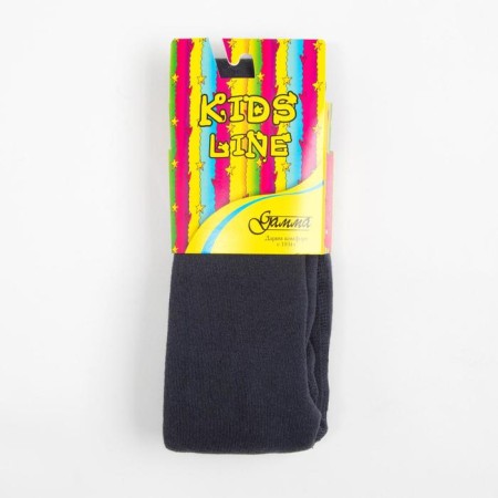 Leggings of children's terry, dark gray color, height 116-122-3