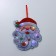 Decorative luminous jewelry (suspension) "Grandfather Frost" 30.5x27.5 cm