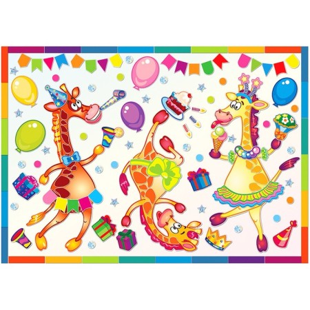 Set for making the picture "Giraffe Pati"