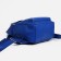 A backpack on a zipper, Medvedkovo, 3 external pockets, blue color