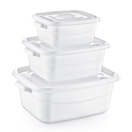 Set of containers for microwave hobbylife, 3 pcs