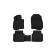 3D mats in the salon for Honda CR-V, 2017-, 4 pcs.
