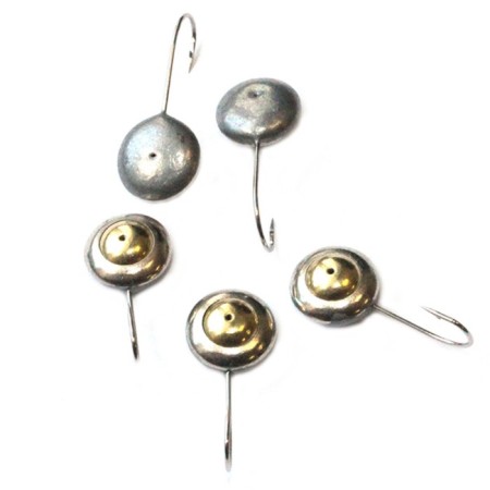 Mormyshka Soldress Yaman Eye is perch, weight 1.26 g, brass, packaging 5 pcs.