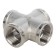 Cross Stout SFT-0031-0034, 3/4 ", internal/internal carving, nickelled brass