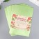 Foamiran metallic "Green Salad" 1.8 mm set 5 sheets 20x30 cm