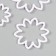 Cathers for polymer clay "Flowers" set 3 pcs d = 6.9, 8.8 and 10.8 cm