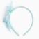Blue hair rim, flowers, 11 cm, cold heart