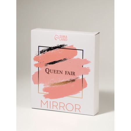The mirror of the desktop "oval", the mirror surface is 14.5 × 19.5 cm, the color is silver-7