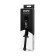 Fallomitator Bilateral Toyfa PopoPo Pleasure, silicone, black color, 24.5 cm