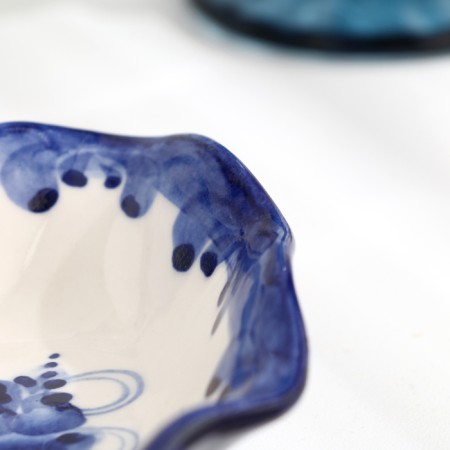 Smak for olives "shell", Gzhel, porcelain, 3x14 cm-2