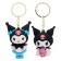 Toy - Funny Box Surprise "Evil Rabbit": children's keychain, stickers, card, color mix