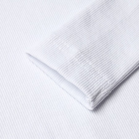 Baby turtleneck, white color, height 122 cm-2