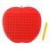 Magnetic tablet "Apple", large, 468 holes, red color