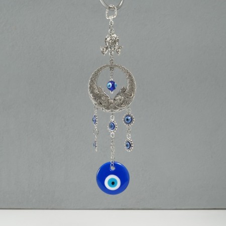 Suspension from the evil eye Metal "Wings" 6x22 cm