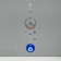 Suspension from the evil eye Metal "Wings" 6x22 cm