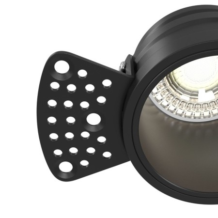 Technical DL048-01B, GU10, 1x50 W, 120x63x44 mm, black lamp-2