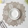 Serving napkin on the table “Flower”, d = 43 cm, gold color