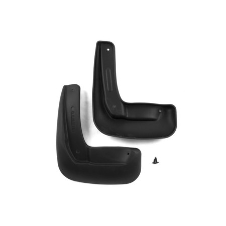 Front splashes for Skoda Rapid, 2012-2020 liftback, polyurethane, set 2 pcs