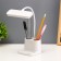 Table lamp touch lamp "Artes" LED 5W USB AKB White 14x10x37 cm Risalux