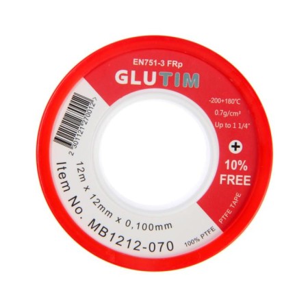 Tim FUM TIM MB1212-070, for water, 12 x 12 x 0.1 mm, thread up to 1 1/4 "-2