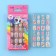 Baby overhead nails "Pink Unicorn", 24 pcs