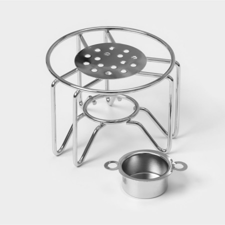 Stand for a kettle with a candle of the Dolyan "Romance", 11.5 × 11.5 × 9 cm-2