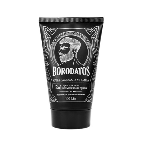 Gift set Borodatos: washing gel, 190 ml + face-balsam 2B1, 100 ml-3