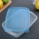 A set of food containers "Trio", 3 pcs, 1.3 l, color mix