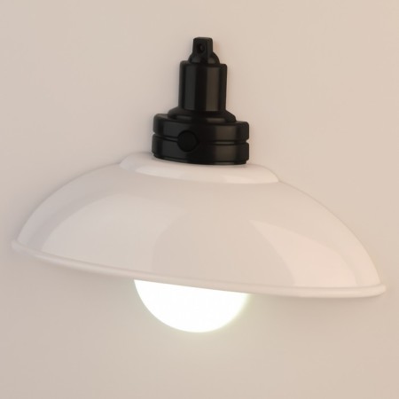 Nightlight-NLED-487-1W-SW-W lamp on white batteries-7