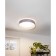 Palomaro 24W LED LED smoky 50x50x11cm
