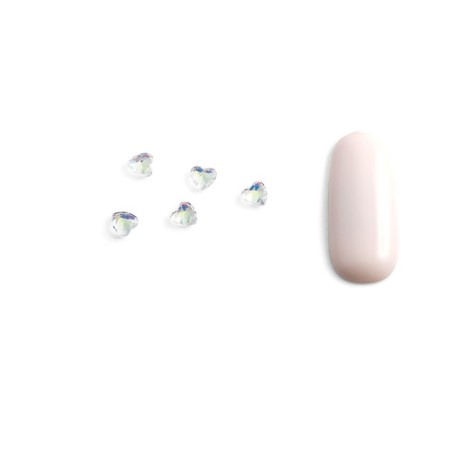 Crystals for volumetric inlay Pole Lux "Heart", 10 pcs