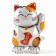 Foil ball 25 "Japanese cat", on a stand, under the air