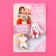 Wooden icons "beloved girlfriend", 2 pcs.