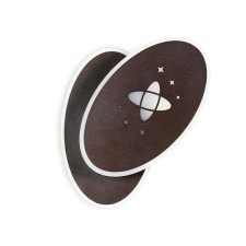 Бра Ambrella light Wall, 20Вт LED, 1500лм, 3000+6400K, цвет кофе, матовый