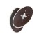 Sconces Ambrella Light Wall, 20W LED, 1500LM, 3000+6400K, coffee color, matte