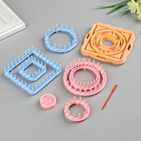 Set for creating colors with a diameter of 4.5-9 cm (6 frames+needle)-1