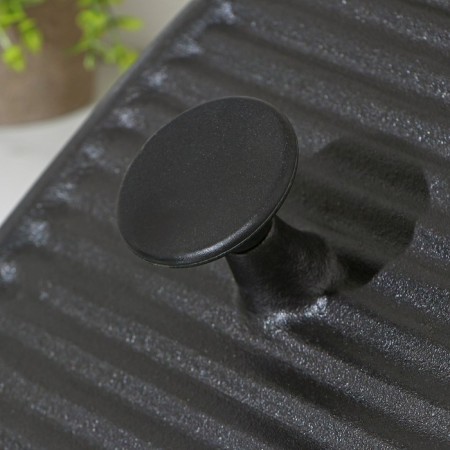 Press Press cover “Square”, cast iron, 23 × 23 cm, black-1
