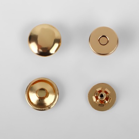 Magnetic, installation buttons, d = 10 mm, 10 pcs, gold color-1