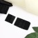 Flasp for a bra, 3 rows 3 hooks, 4.6 × 2.7 cm, 4.6 × 5 cm, 10 pcs, black color