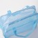 Cosmetic bag with lightning, blue color