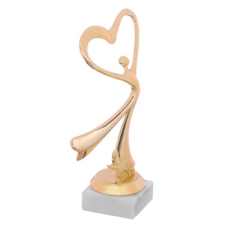 Cup "Girl in flight", award figure, stand stone, 18 x 8 x 5 cm-2