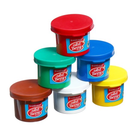 Finger paints, set of 6 colors x 35 ml, artberry, with aloe vera-4