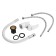 Kitchen mixer Zein Z2229, flexible silicone spout, cartridge ceramics 40 mm, white