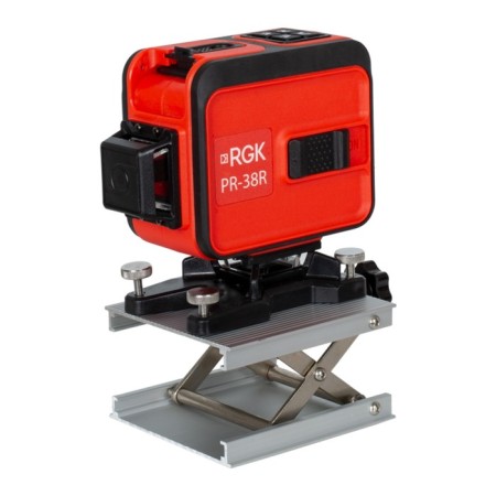 Laser level RGK PR-38R, 20 m, 360 °, 3 rays, 635 HM, 5/8 ", charger-4