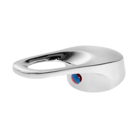 Zein mixer handle, under a 35 mm cartridge, zinc, chromium color