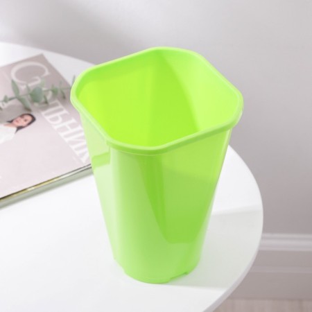 Pot for flowers "Rose", 2 l, d = 14 cm, green color-2