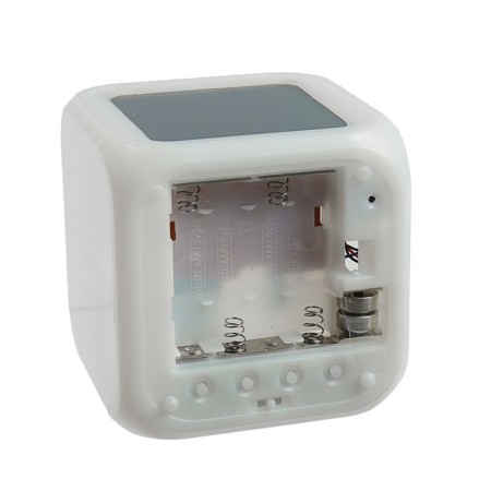 Luazon LB-03 alarm clock, date, temperature, white-9