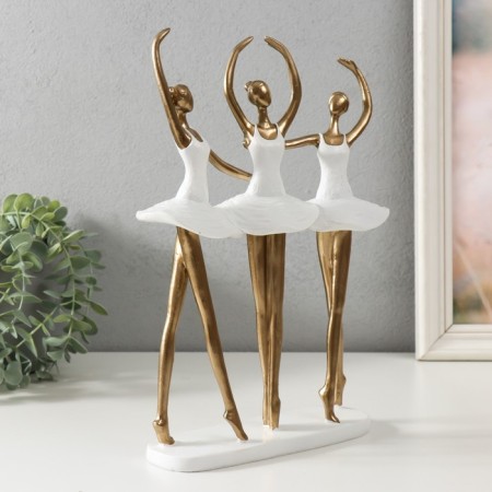 Souvenir Polystone "Three Ballerins" 19,5x7.5x29.5 cm-1