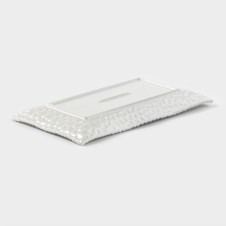 Ceramic serving "airiness", 30.5 × 17 cm, white color-3
